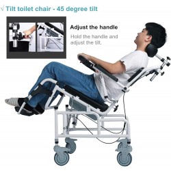 Pilot+ Multifunctional bath chair / commode chair / wheelchair