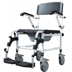 Pilot+ three in one bath chair / commode chair /wheelchair